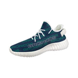 Denver Broncos Shoes Team Name Repeat - Yeezy Boost 350 style