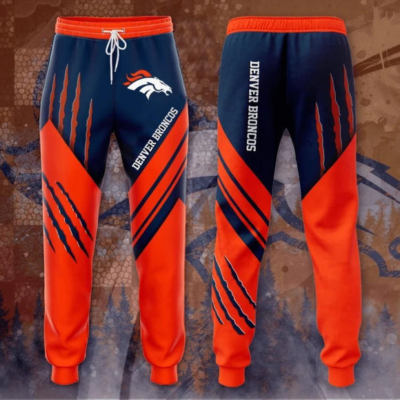 18% OFF Best Denver Broncos Sweatpants 3D Stripe - Limited Time Offer