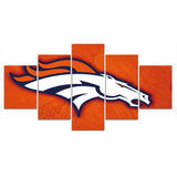 Up to 30% OFF Denver Broncos Wall Art Cool Logo Canvas Print