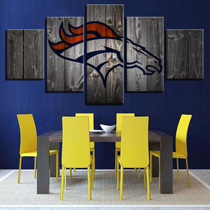 Up to 30% OFF Denver Broncos Wall Art Wooden Canvas Print