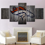 Up to 30% OFF Denver Broncos Wall Art Wooden Canvas Print