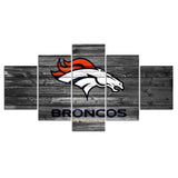 30% OFF Denver Broncos Wall Decor Wooden No 2 Canvas Print