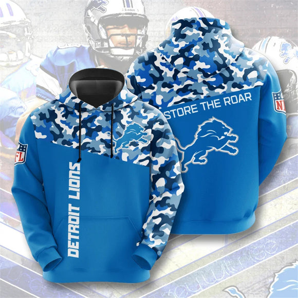 20% OFF Detroit Lions Army Hoodie 3D- Limited Time Sale