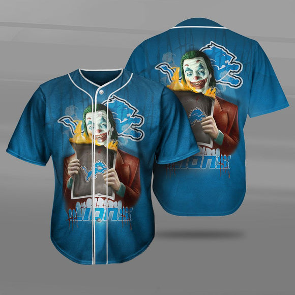UP To 20% OFF Best Detroit Lions Baseball Jersey Shirt Joker Graphic