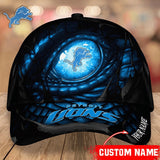 Lowest Price Detroit Lions Hats Dragon's Eye Custom Name