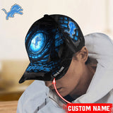 Lowest Price Detroit Lions Hats Dragon's Eye Custom Name