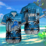 15% SALE OFF Detroit Lions Hawaiian Shirt Coconut Tree & Ball