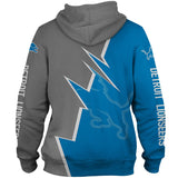 20% OFF Detroit Lions Hoodie Zigzag - Hurry up! Sale Ends in