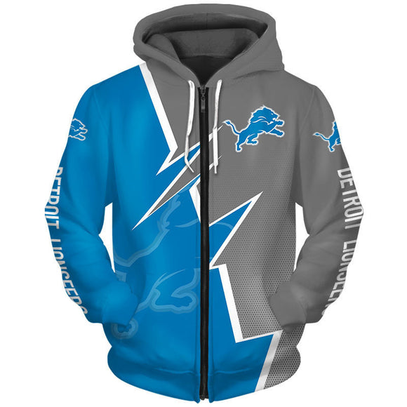 20% OFF Detroit Lions Hoodie Zigzag - Hurry up! Sale Ends in