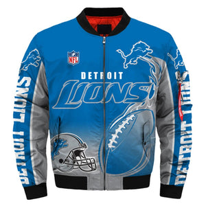 17% OFF Men’s Detroit Lions Jacket Helmet - Limitted Time Offer