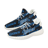 Detroit Lions Shoes Team Name Repeat - Yeezy Boost 350 style