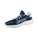 Detroit Lions Shoes Team Name Repeat - Yeezy Boost 350 style