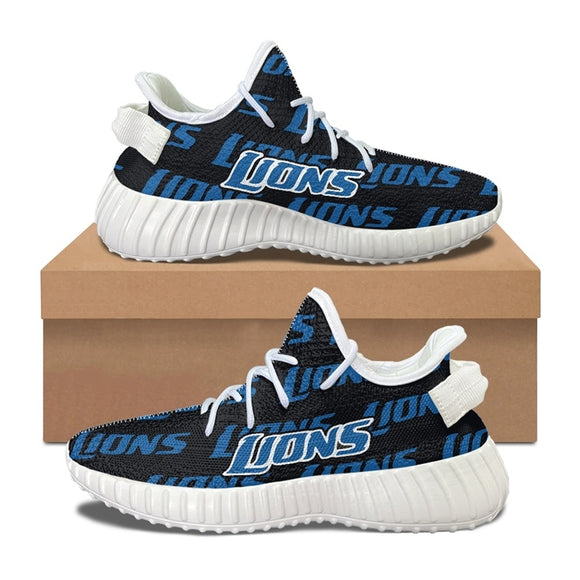 Detroit Lions Shoes Team Name Repeat - Yeezy Boost 350 style