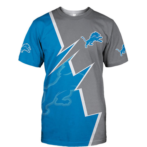 15% OFF Detroit Lions Tee Shirts Zigzag On Sale - Hurry up!