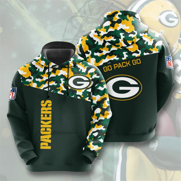 20% OFF Green Bay Packers Army Hoodie 3D- Limited Time Sale
