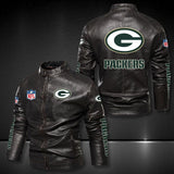 30% OFF Green Bay Packers Faux Leather Varsity Jacket - Hurry! Offer ends soon