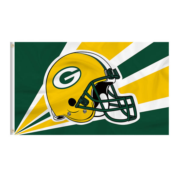 Up To 25% OFF Green Bay Packers Flags Helmet 3x5ft