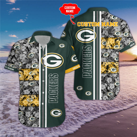 15% SALE OFF Green Bay Packers Hawaiian Shirt Custom Name