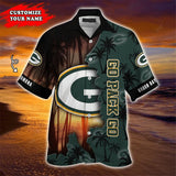 15% OFF Green Bay Packers Hawaiian Go Pack Go On Sale