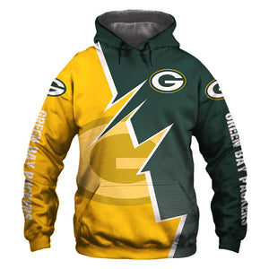 20% OFF Green Bay Packers Hoodie Zigzag - Hurry up! Sale Ends in