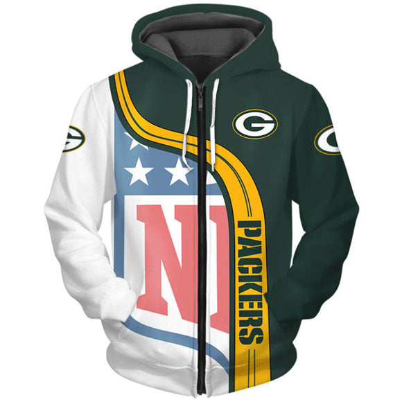 20% OFF Cheap Green Bay Packers Hoodies Football 3D No 08 On Sale