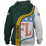 20% OFF Cheap Green Bay Packers Hoodies Football 3D No 08 On Sale