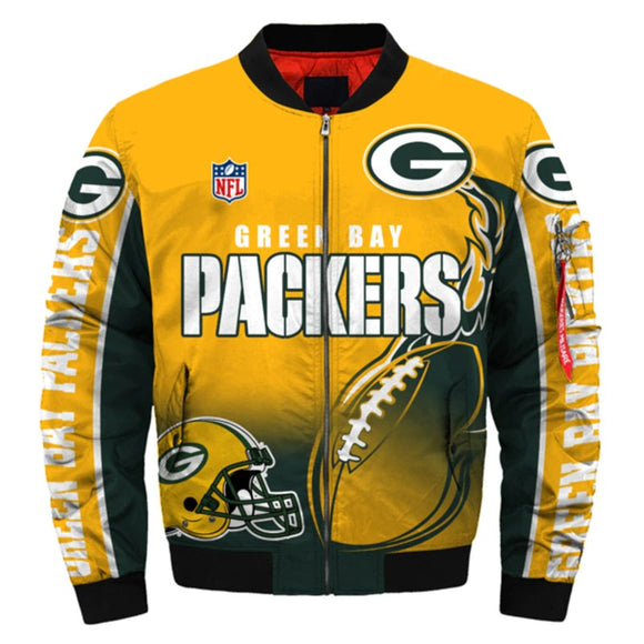 17% OFF Men’s Green Bay Packers Jacket Helmet - Limitted Time Offer