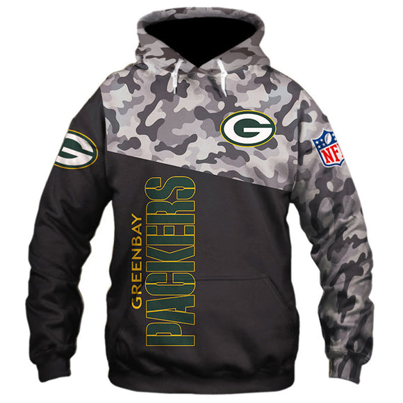 20% OFF Green Bay Packers Military Hoodie 3D- Limited Time Sale