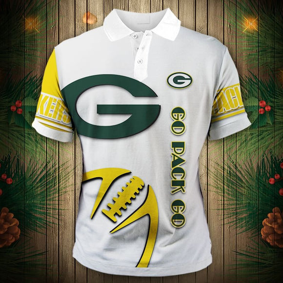 20% OFF Best Men’s White Green Bay Packers Polo Shirt For Sale