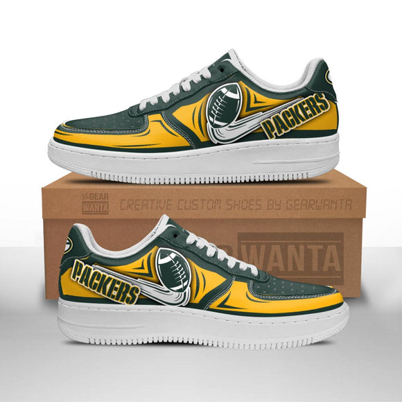 23% OFF Best Green Bay Packers Sneakers Air Force Mens Womens