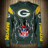 20% OFF Best Best Green Bay Packers Sweatshirts Claw On Sale