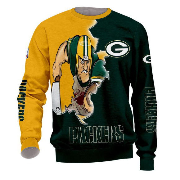20% OFF Best Green Bay Packers Sweatshirts Mascot Cheap On Sale
