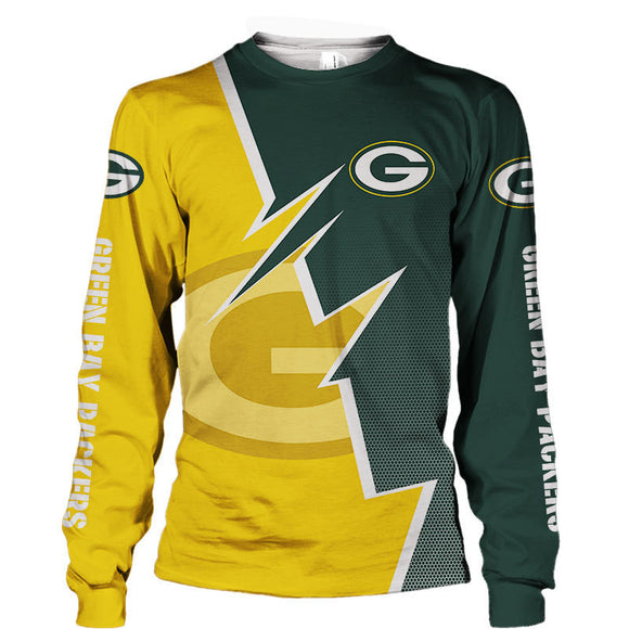 20% OFF Green Bay Packers Sweatshirts Zigzag On Sale - Hurry up!