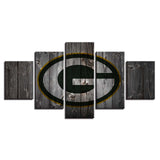 Up to 30% OFF Green Bay Packers Wall Art Wooden Canvas Print