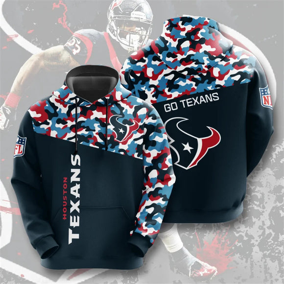 20% OFF Houston Texans Army Hoodie 3D- Limited Time Sale