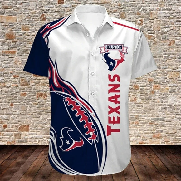 15% OFF Men’s Houston Texans Button Down Shirt For Sale