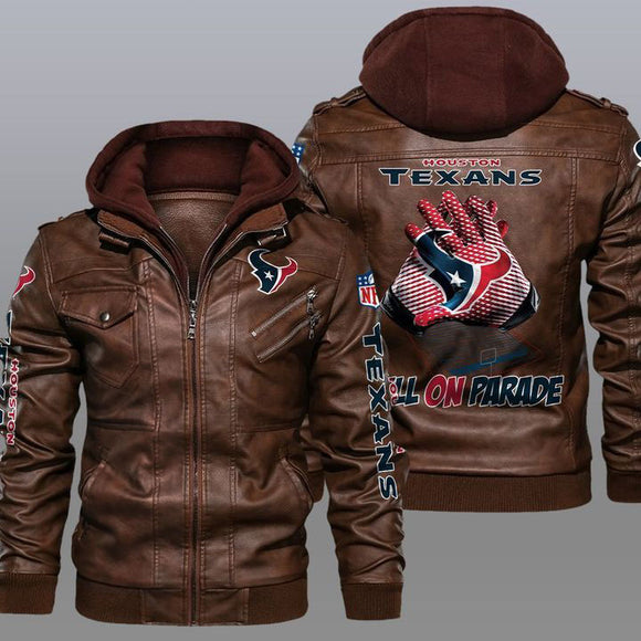 30% OFF New Design Houston Texans Leather Jacket For True Fan