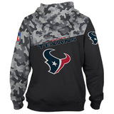 20% OFF Houston Texans Military Hoodie 3D- Limited Time Sale