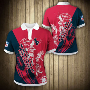 Up To 20% OFF Men’s Houston Texans Polo Shirt Player Football