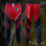 18% OFF Best Houston Texans Sweatpants 3D Stripe - Limited Time Offer