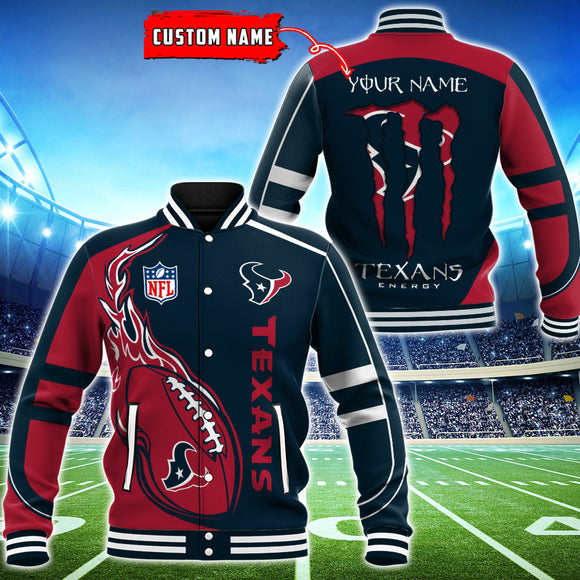 19% OFF Houston Texans Varsity Jackets Monster Energy Custom Name
