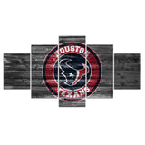 30% OFF Houston Texans Wall Decor Wooden No 2 Canvas Print