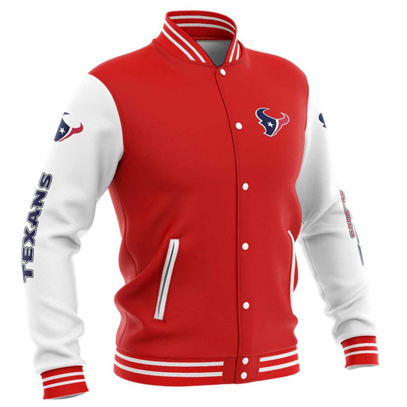 18% SALE OFF Men’s Houston Texans Full-nap Jacket On Sale