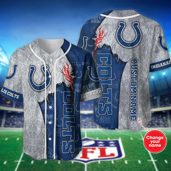 20% OFF Best Indianapolis Colts Baseball Jersey Shirt Custom Name