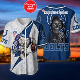 20% OFF Best Indianapolis Colts Baseball Jersey Skull Custom Name
