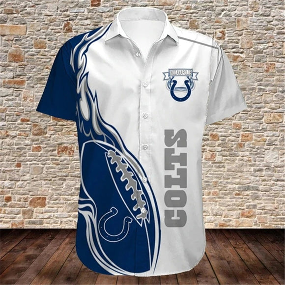 15% OFF Men’s Indianapolis Colts Button Down Shirt For Sale