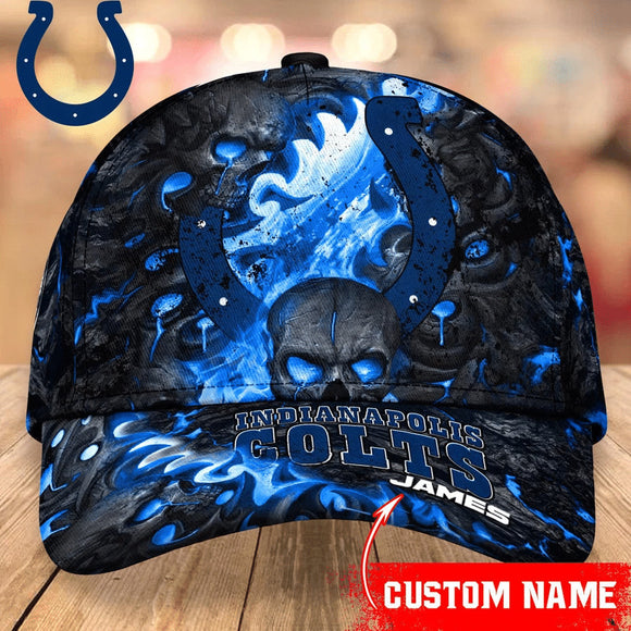 The Best Cheap Indianapolis Colts Caps Skull Custom Name