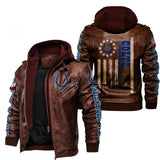 30% OFF Indianapolis Colts Faux Leather Jacket - Limited Time Offer