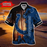 15% OFF Indianapolis Colts Hawaiian Believe In Blue On Sale