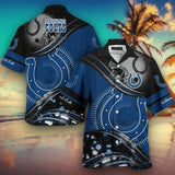 15% OFF Indianapolis Colts Hawaiian Shirt Short Sleeve For Men